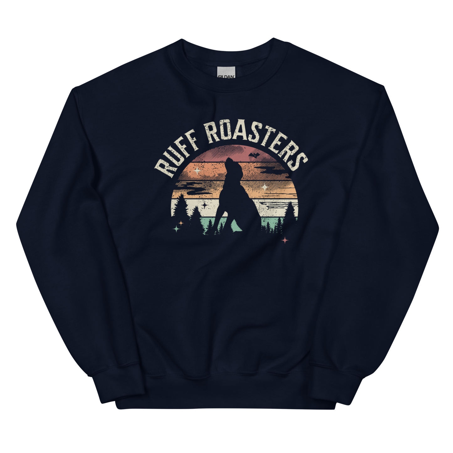 Howl at the Moon Crew Neck - RuffRoasters