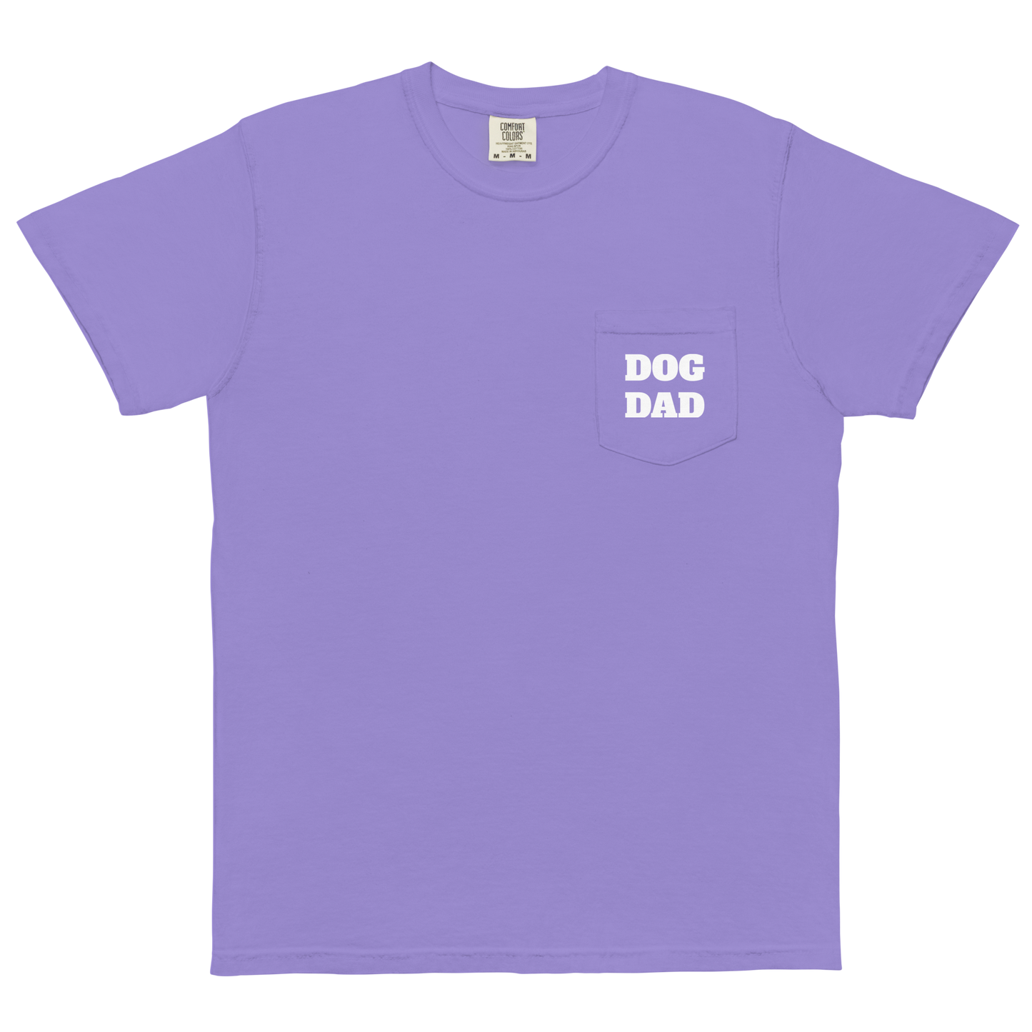 Dog Dad garment-dyed pocket t-shirt - RuffRoasters