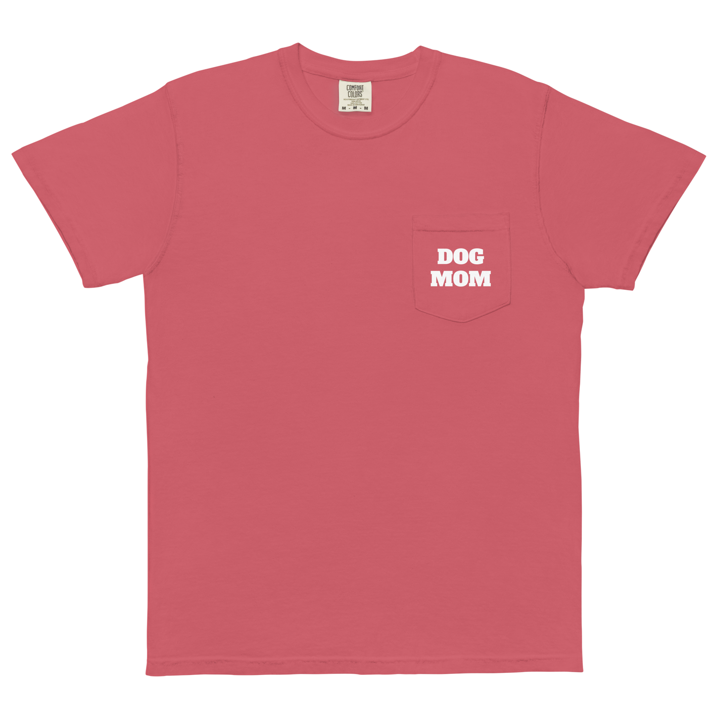 Dog Mom garment-dyed pocket t-shirt - RuffRoasters